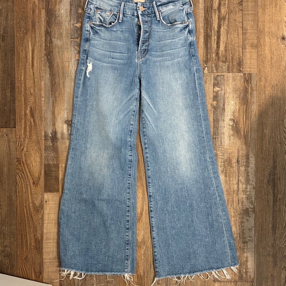 Mother Denim - The Pixie Roller Ankle Fray in Let's Kick it
